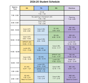 24-25 Bell Schedule